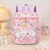 Mochila fofa de desenho animado para jardim de infância, nova bolsa infantil, mochila leve e versátil para meninos e meninas que estão começando a escola