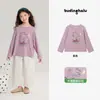 Camiseta Infantil Pudding Haru con Estampado de Dibujos Animados 2026 Nuevo Estilo Primavera Moda Personalizada para Niñas Manga Larga Camiseta Básica
