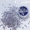Lentejuelas para Uñas Nuevas Transfronterizas Estilo Japonés Dorado Champagne Hexagonales Set de Lentejuelas para Uñas Embotelladas Venta al por Mayor