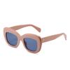 2022 nuevas gafas de sol retro de ojo de gato de montura grande transfronterizas de Europa y Estados Unidos lado 3 red tendencia popular gafas de sol para fotos callejeras 3994