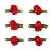 Cinta de flores hecha a mano, pequeña cinta de flores con hojas, rosa, accesorios íntimos, juguetes, lazo de flores, ropa.