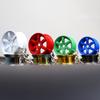 Regalo Creativo Rueda Modificada para Coche Llavero de Metal Turboalimentado Publicitario Colgante de Cadena de Eslabones para Cintura
