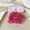 Diademas elásticas desechables de colores para niños, estilo nuevo para niñas, alta elasticidad, no daña el cabello