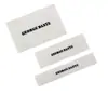 Etiquetas tejidas y de tela personalizadas directamente de fábrica, etiquetas de cuello para ropa hechas a medida, etiquetas laterales de alta densidad hechas a medida para ropa