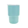 Popular Transfronterizo Mini Taza de Coche de Acero Inoxidable de 3 oz Mini Copa de Vino Práctica Taza con Popote Copa para Licores