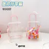 Ins Estuche de Carrito Mini Creativo Caja Transparente de Almacenamiento de Joyas Caja de Almacenamiento para Niños Joyería Dulces Caja Pequeña Linda