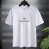 Fabricante Fonte 2025 Nova Camiseta de Verão de Manga Curta Juvenil Estudante Camiseta Masculina Fina Casual Slim Top