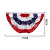 Banderas Largas Decorativas de Celebración del 250 Aniversario Americano de Gran Venta Transfronteriza, Decoraciones para Vallas de Porche, Pareados del Día de la Independencia, Banderas en Forma de Abanico
