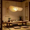Luminária Pendente de Restaurante Estilo Minimalista Vintage, Lâmpada Chapéu de Palha com Fio de Algodão para Quarto de Hóspedes, Sala de Estar, Iluminação Criativa para Cafés e Lojas de Roupas