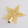 Decorações de Natal Laço de sino Papai Noel Topo de árvore de pinheiro Estrela Enfeites de árvore de Natal Enfeites de Natal