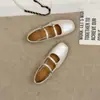 Zapatos Retro Mary Jane First Encounter Season para Mujer Verano 2026 Nuevos Zapatos Cuadrados Huecos Transpirables Suela Suave Bailarinas
