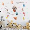 Elefante coelho animal balão quarto infantil adesivos de parede sala de estar decoração quarto adesivos autoadesivos STF052