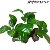 Comércio Exterior Plantas Aquáticas Artificiais/Plantas de Paisagismo para Aquário de Tartarugas/Decorações de Paisagismo para Aquário Peixe Resina Madeira Flutuante