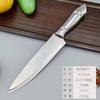 Cuchillo de chef de acero inoxidable, cuchillo afilado para fruta, cuchillo multiusos de cocina de estilo occidental, picadora doméstica, venta al por mayor