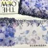 Encaje de Malla Bordado Estampado de Pétalos Pequeños Exquisitos Importado Ancho 12.8cm Accesorios de Encaje de Malla DIY No Elástico