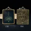 Pingente Novo de Alta Qualidade Estilo Xizang Caixa Thangka Cinco Budas Caixa Gawu Pingente Pendente de Pescoço Thangka Cobre Puro