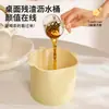 Lixeira de Mesa, Cesta de Drenagem Multifuncional de Camada Dupla, Balde de Água Residual Removível, Balde de Borra de Chá, Balde de Armazenamento de Resíduos de Cozinha