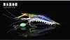 Cebo Artificial Camarón con Anzuelo 9cm/6g Señuelo de Pesca Biomimético Señuelo Blando Realista Camarón Blando Luminoso para Pesca Nocturna
