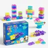 Pasta de dientes Mochi Carita Feliz del Fabricante, Bola para Apretar, Bloque de Gelatina, Juguete para Apretar, Gadget para Alivio del Estrés