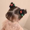 Anillo para el Cabello con Peluca Infantil Adorno para la Cabeza 2021 Nuevo Anillo de Pelo Esponjoso Cabeza de Bola Infantil Adorno para la Cabeza con Lazo