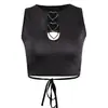 Chal de Estilo Nuevo para Mujer 2025 con Deseo Puro Discreto, Cruz Hueca, Espalda Hermosa, Top sin Mangas Holgado Deportivo Sexy de Gran Venta
