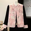 Roupa de Primavera da Mamãe Conjunto de Veludo Dourado Novo Estilo 2026 Popular Este Ano Roupas para Mulheres de Meia-Idade e Idosas Conjunto de Duas Peças