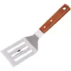 Pá para Cozinhar Teppanyaki de Aço Inoxidável &W Pá para Comida Ocidental Pizza Pá Pá para Pressionar Bolo Agarrada à Mão Ferramenta para Panqueca Crua Pá para Gelo Frito