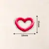 Parches Bordados de Corazón Hueco de Colores y Estrella de Cinco Puntas para Ropa y Bolsos Decoración DIY Parche Bordado por Computadora Fabricante