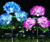 Luces de Flor de Rosa LED Solares Transfronterizas, Luces de Flores Artificiales para Jardín, Luces Insertadas en el Suelo, Luces para Acampar al Aire Libre, Luces para Césped Insertadas en el Suelo