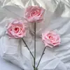 3 Rosas de Diamante sin Hojas, Arreglos Florales para Exhibición en el Suelo, Cascada de Rosas, Mar de Flores, Pared de Flores, Materiales Florales para Bodas
