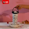 Nueva taza de agua elegante de alto valor como regalo para niñas, taza de café portátil para coche, taza con pajilla de gran capacidad