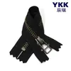 Cremallera metálica YKK No. 5 de bronce antiguo con cierre oculto, especializados para ropa, chaquetas, bolsillos y artículos de cuero, tirador DADHR ykk