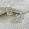 Brincos de Argola Geométricos Tecidos para Mulheres, Modernos e Versáteis, Brincos Elegantes em Forma de C com Recortes de Férias de Alta Qualidade, Brincos Elegantes para o Dia a Dia