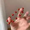 Nova Pulseira Estilo Chinês para Mulheres com Jade e Contas Pequenas, Projetada para Atrair Riqueza e Boa Sorte no Ano Zodiacal