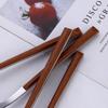 Vajilla Occidental de Acero Inoxidable 430 Transfronteriza, Juego de Cuchillo, Tenedor y Cuchara para Steak de Gama Alta con Mango de Clip de Imitación de Madera, Cuchara y Tenedor de Postre