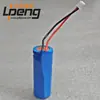 Batería de litio 18500 de 3.7V 1400mAh para maquinilla de afeitar, vaso de jugo, cepillo de dientes eléctrico con placa protectora, certificación al por mayor