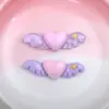 Atacado de fábrica asas de amor acessórios de resina DIY feito à mão pacote de material de cola creme acessório para presilha de cabelo roupas