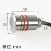 Luz Subterrânea LED Embutida 1 Watt à Prova d'Água para Exterior Luz Estrela Aço Inoxidável Holofote de Piso à Prova d'Água para Exterior Baixa Tensão 12