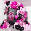 Globo de Látex con Película de Aluminio para Fiesta de Venta Caliente Transfronteriza con Cinta Adecuado para Decoración de Cumpleaños, Aniversario, Ceremonia
