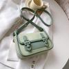 Bolso Cambridge de Nicho Francés para Mujer 2023 Nueva Moda Color Contraste Bolso Cuadrado Pequeño Bolso de Axila Bolso Bandolera de Hombro Combinable