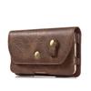 Bolsa de Cintura Universal Retrô 6.4 com Fivela de Cinto e Clipe Traseiro para Capa de Celular S10 S21 Huawei Mate 20 Bolsa Pendurada Estojo de Couro