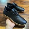 Dropshipping Transfronteiriço Primavera e Outono 2024 Sapatos de Mãe Slip-On Sapatos Baixos Leves de Solado Macio Sapatos Casuais Versáteis Femininos