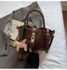 Bolso de Mano de Alta Gama con Patrón de Cocodrilo Transfronterizo para Mujer 2026 Nueva Moda Bolso Cruzado Versátil Estilo Coreano Bolso Cubo