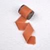 Algodão e Linho Rasgo Manual Cinto Rouge DIY Casamento Cartão de Felicitações Decoração de Buquê Fita de Borla Rouge Rolo de 4cm Tira de Tecido Feita à Mão