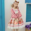 Estampado Original Oso Chica Suave Lolita Vestido Lo Chica Vestido Op Princesa Manga Larga Año Nuevo Lolita Estilo Dulce