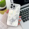Capa de Celular IMD com Furos Finos Galvanizada 17 Adequada para Película de Lente Apple 16Promax 15 Padrão Pena 14 Padrão Folha de Estanho 13