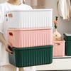 Sundries Caixa de armazenamento Brinquedo Snacks Organizador Roupeiro Sala de estar Caixa de armazenamento doméstico com tampa Caixa de armazenamento de plástico
