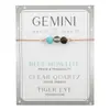 Pulsera Transfronteriza Nueva de Doce Constelaciones Combinación de Amatista y Piedra Lunar Pulsera de Cuentas Color Duradero Pulsera de Cadena Caja para Mujeres