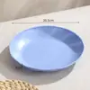 Prato Redondo de Renda Criativo Prato Fundo Prato para Peixe Doméstico Prato para Comida Ocidental Prato para Panqueca Prato para Salada Bolinho Bife Frutas
