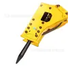 Martillo Rompedor Hidráulico para Excavadora para Sitio Minero, Cabeza de Martillo Martillo Pistola Hidráulico 60/75/100/140 Triángulo Rompedor de Ángulo Recto